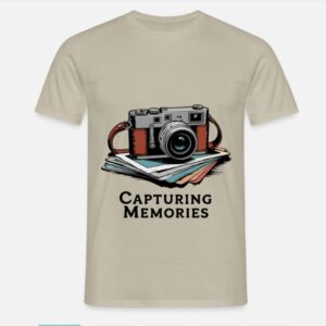 Heren T-Shirt "Capturing memories"