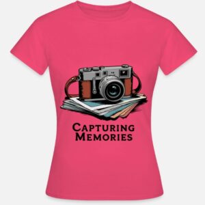 Dames T-Shirt "Capturing memories"